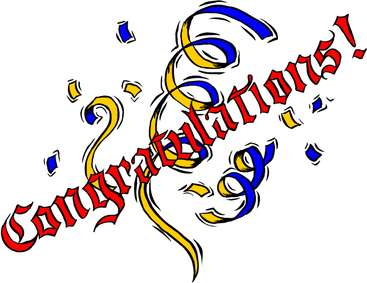 Congratulations！！