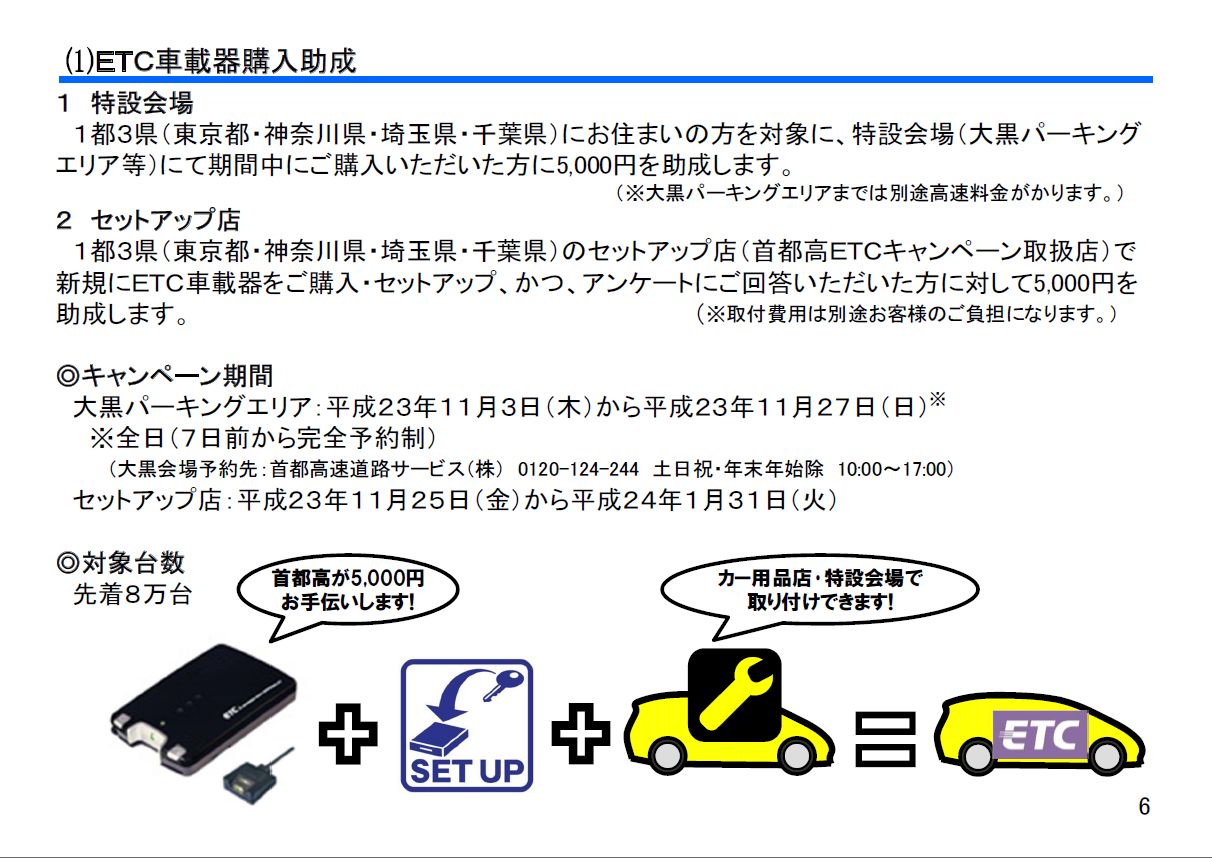 首都高ETCキャンペーン