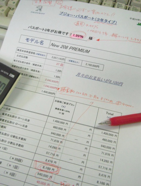 208 購入のウラ技？