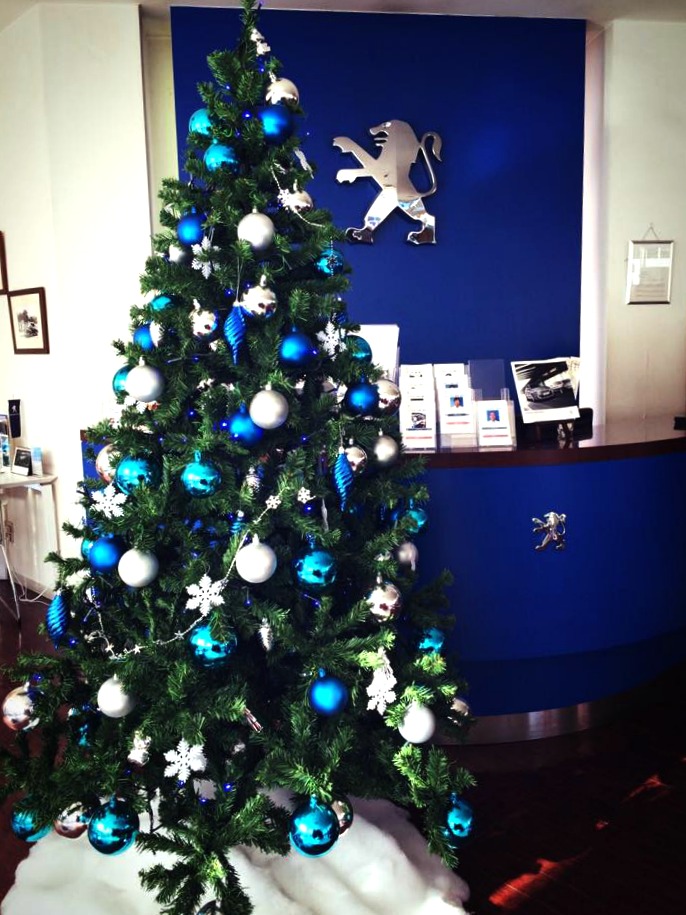 プジョーブルーなクリスマス