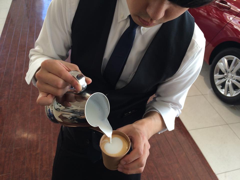 NEW 308　デビューフェア　×　カフェラテアート！