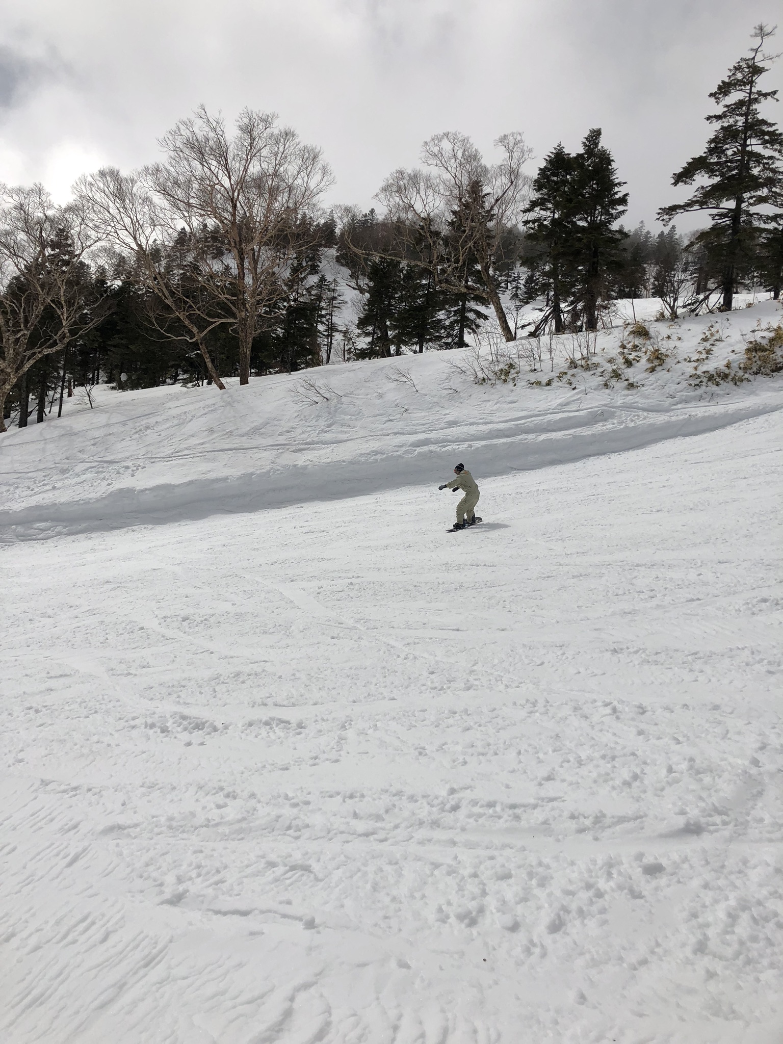 滑って来ました。