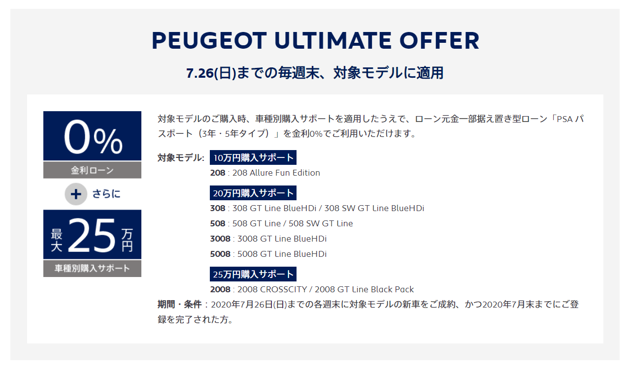 ULTIMATE OFFER　始まります！