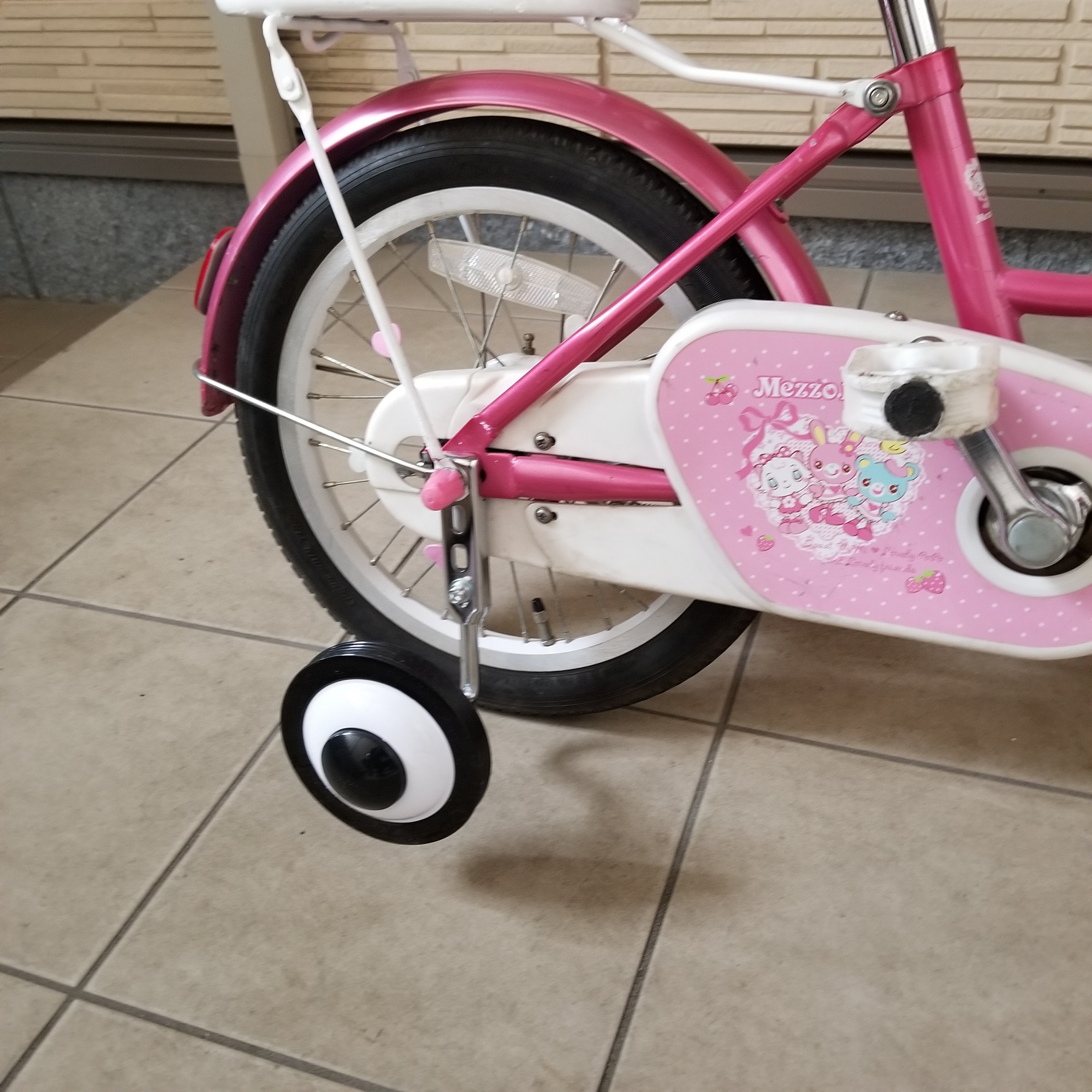 自転車メンテナンス。