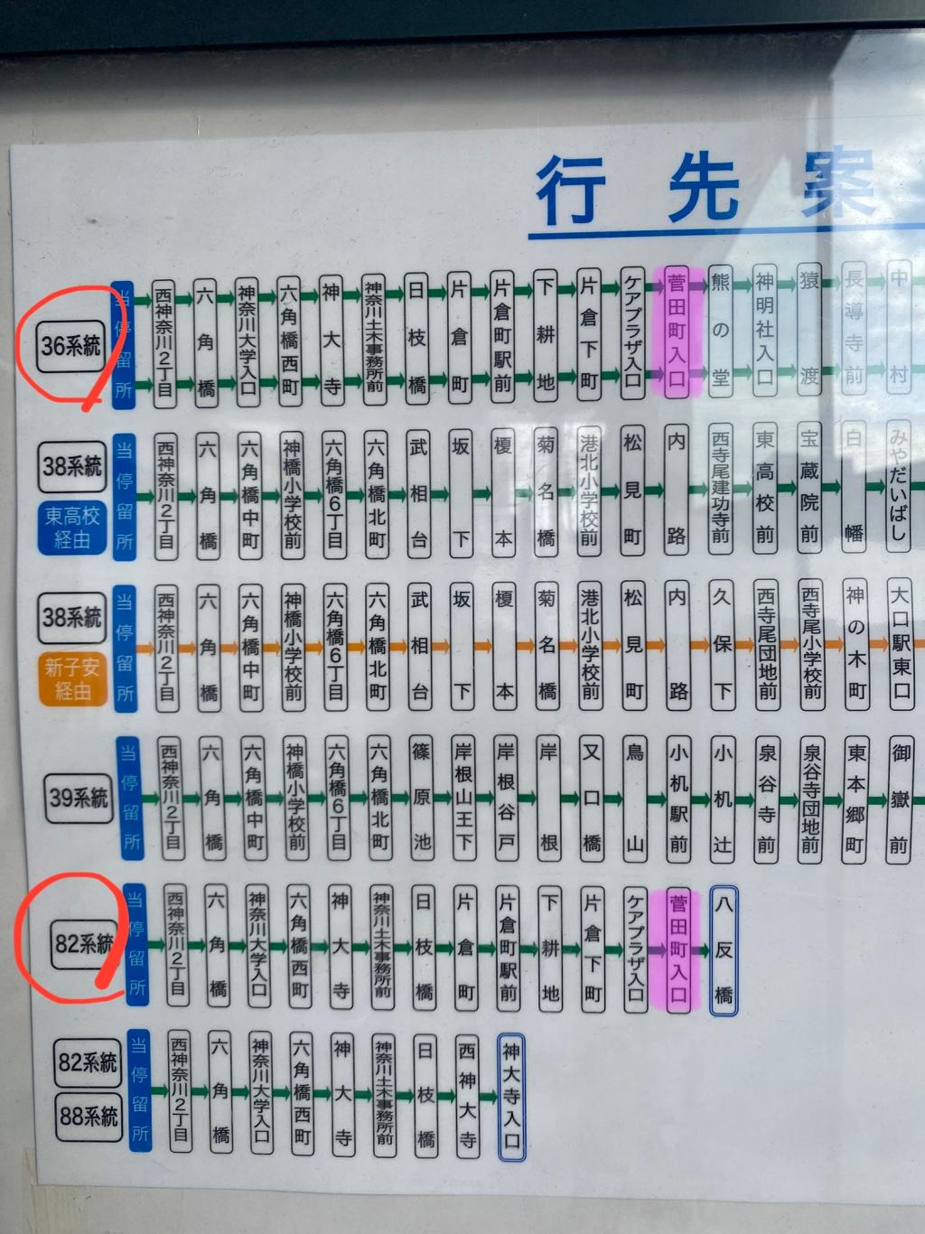 東白楽からもバスで来れるんです