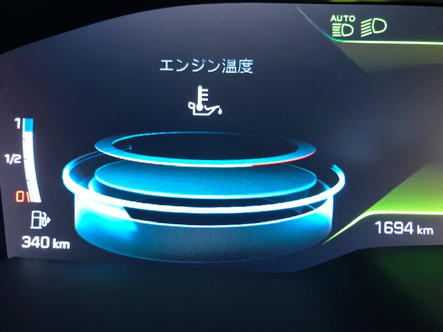 エンジン温度の見方（インテリア編）