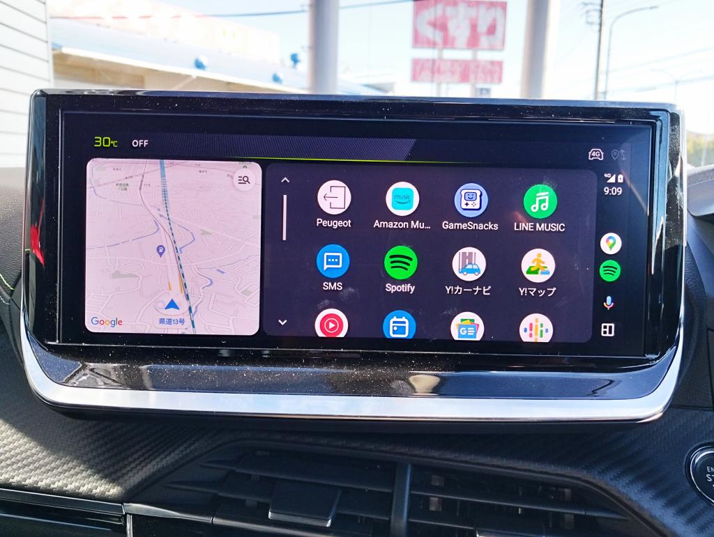 NEWプジョー2008Android Auto試してみた件（インテリア編）