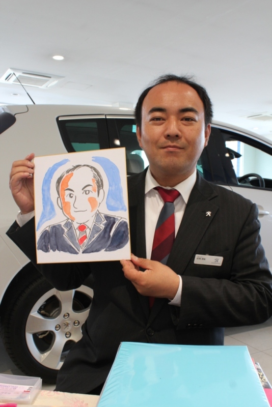 似顔絵イベントのお知らせ