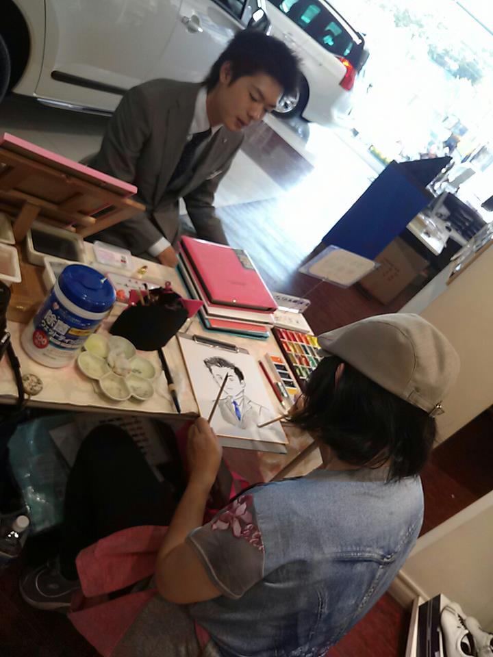 似顔絵イベントのお知らせ