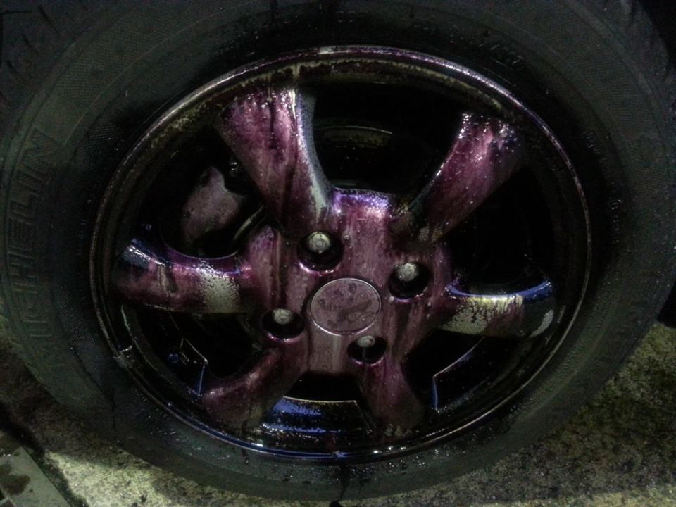 ホイールの汚れ