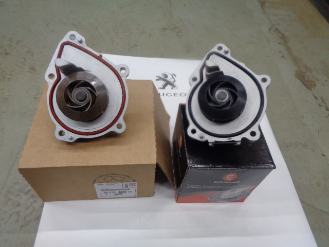 純正部品とユーロレパー部品