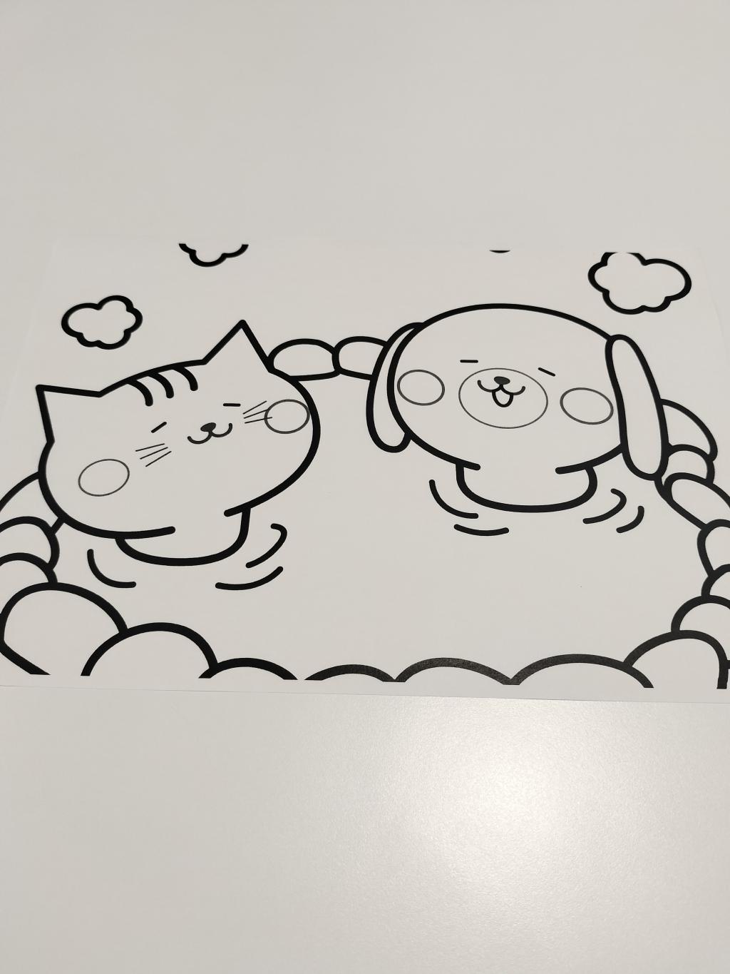 お子様へ新しいぬり絵をご用意しました😊